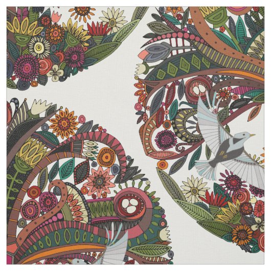 白生命の樹 ファブリック (見本)