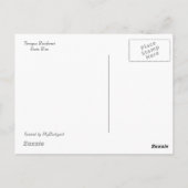 白生姜の花はがき ポストカード (裏面)