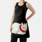 白生姜日本の猫 エプロン (インサイチュ)