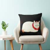 白生姜日本の猫 クッション (椅子)