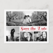 白番スタイリッシュ号はがき赤の日付を保存 案内ポストカード (正面)