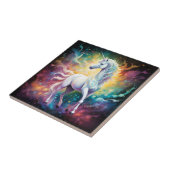 白疑問に思幽霊の一角獣 タイル (側面)