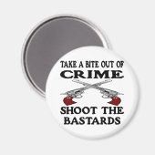 白痴の犯罪野郎 マグネット (正面/裏面)