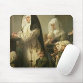 白癬に苦しんでいる子供の祈りの言葉 マウスパッド (マウス)