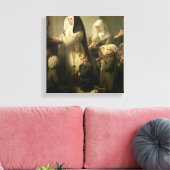 白癬児祈りの言葉 キャンバスプリント (インサイチュ (リビング))