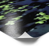 白白熱［赤熱］光を放つ蓮 フォトプリント            (角)