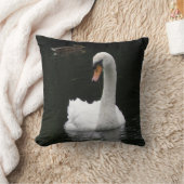 白白白鳥まくら クッション (ブランケット)