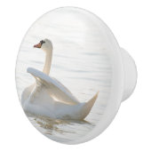 白白鳥シグナス セラミックノブ (右)