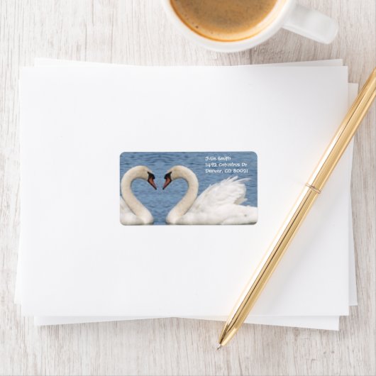 白白鳥 ラベル (インサイチュ)