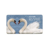 白白鳥 ラベル (正面)