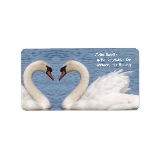 白白鳥 ラベル (正面)