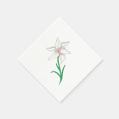 白百合花 スタンダードカクテルナプキン (角)