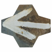 白矢印サッカーボール サッカーボール (フラット)