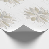 白石の花びら ラッピングペーパー (角)