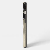 白砂のビーチとパラソル iPhoneケース (左側面)