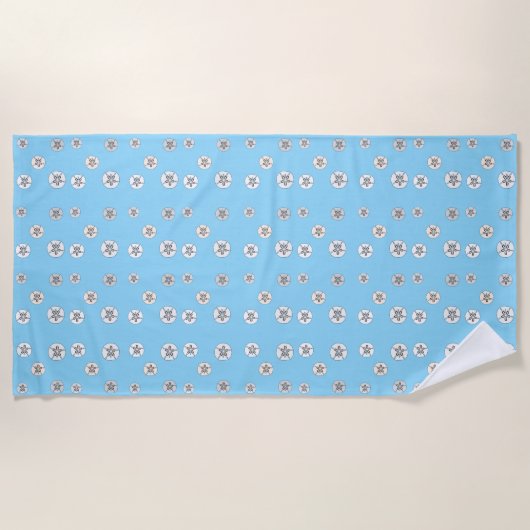 白砂ドル ビーチタオル (正面)