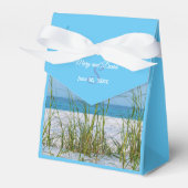 白砂結婚式の引き出物箱の海の麦のライン フェイバーボックス (正面サイド)