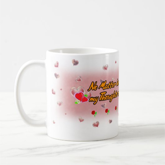 白磁の詩と泡 コーヒーマグカップ (左)