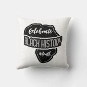 白祝の黒い履歴月 クッション (裏面)