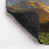 白神山地に照らす太陽 マウスパッド (コーナー)