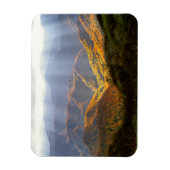 白神山地に照らす太陽 マグネット (縦)