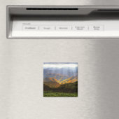 白神山地に照らす太陽 マグネット (インサイチュ (食洗機))