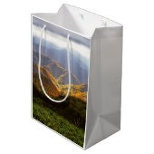 白神山地に照らす太陽 ミディアムペーパーバッグ (裏面アングル)