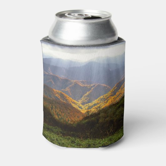 白神山地に照らす太陽 缶クーラー (缶裏面)