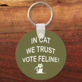 白票文字 キーホルダー (正面)