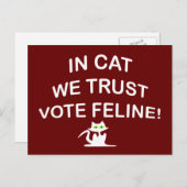 白票文字 ポストカード (正面/裏面)