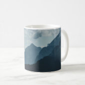 白空の下の山々 コーヒーマグカップ (正面右)