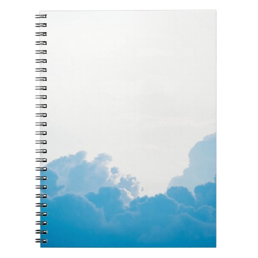 白空の下の青い雲 ノートブック (正面)