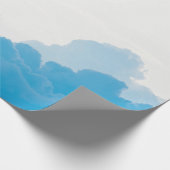 白空の下の青い雲 ラッピングペーパー (角)