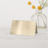 白空白のとメタリックシャンパン プレイスカード (裏面)