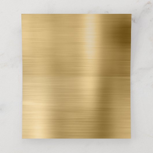 白空白のと金ゴールドホイルフェイクー プレイスカード (内部開封)