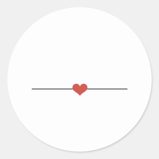 白空白のは自分のラウンドクラシックステッカーを作る ラウンドシール (正面)