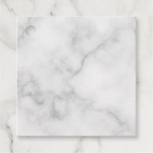 白空白の大理石結婚の フェイバータグ