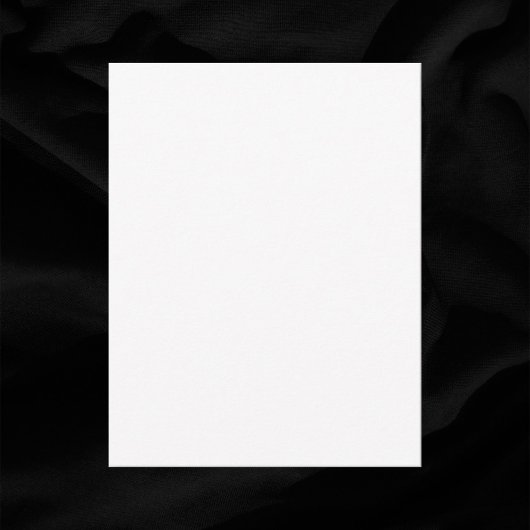 白空白の色4.25インチx 5.5インチ結婚の 出欠カード