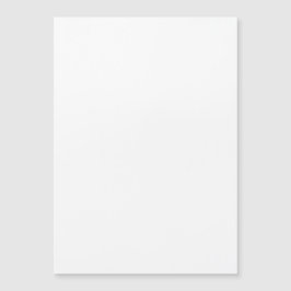 白空白の色5" x 7"結婚の マグネット招待状