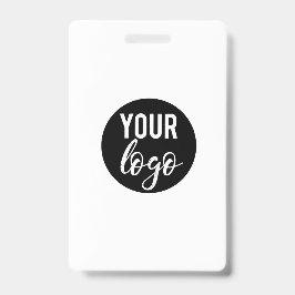 白空白のDIYテンプレートロゴはこちら従業員 バッジ