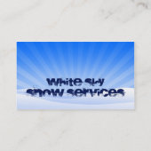 白空雪サービス 名刺 (裏面)