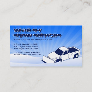 白空雪サービス 名刺