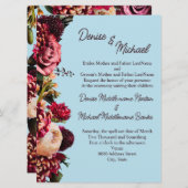 白糖に咲く菊 招待状 (正面/裏面)