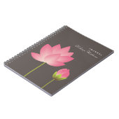 白紅蓮の花の日誌 ノートブック (左側)