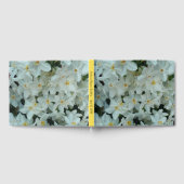 白紙水仙の繊細な白い花 ゲストブック (全面)