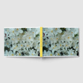 白紙水仙の繊細な白い花 ゲストブック (全面)