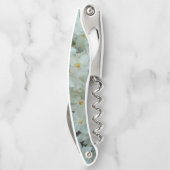 白紙水仙の繊細な白い花 ソムリエナイフ (裏面)