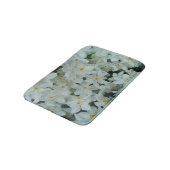 白紙水仙の繊細な白い花 バスマット (アングル)