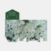 白紙水仙の繊細な白い花 フェイバーボックス (折り畳みなし)