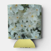 白紙水仙の繊細な白い花 缶クーラー (裏面)